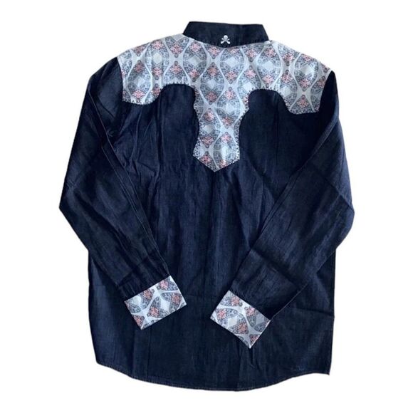 Rock Roll n Soul Western Style Button Down Shirt Men's Large (L) - Picture 2 of 7